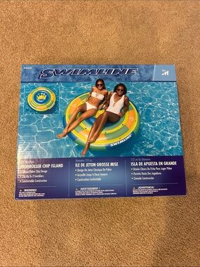 New in box swimline highroller chip island 60 inch diameter